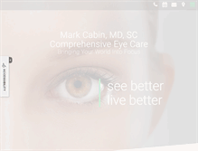 Tablet Screenshot of markcabinmd.com